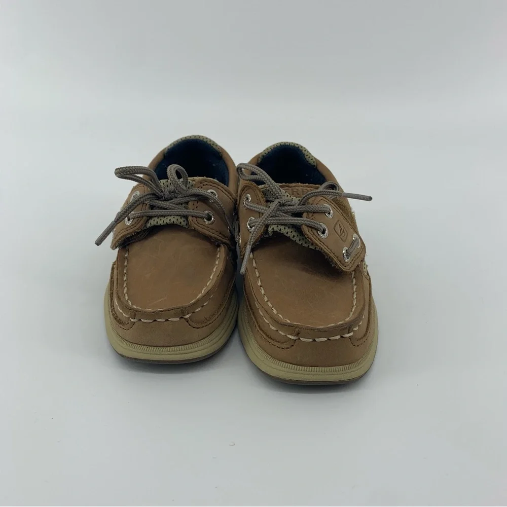 Sperry Kids Tan Moccasins